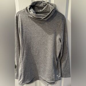 Apana Cowl Neck Sweater - Gray M